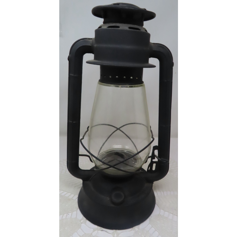 Antique Vintage Dietz No 2 Blizzard NY US Black Color Railroad Lantern
